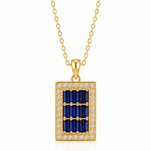 collier océan bleue