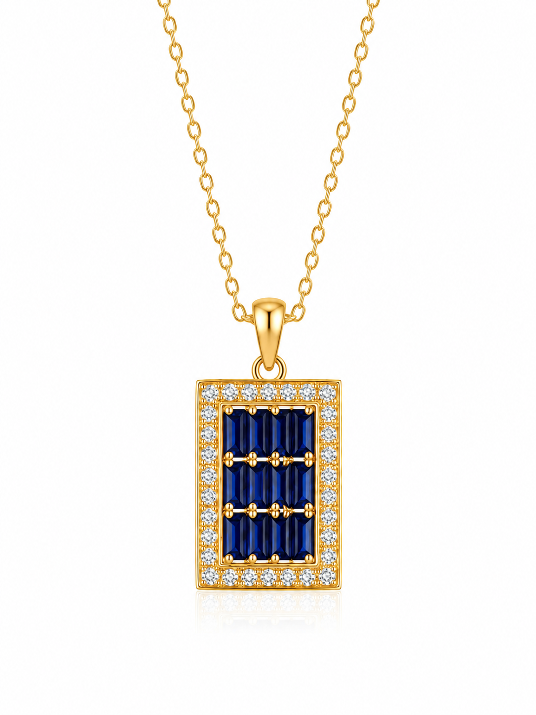 collier océan bleue