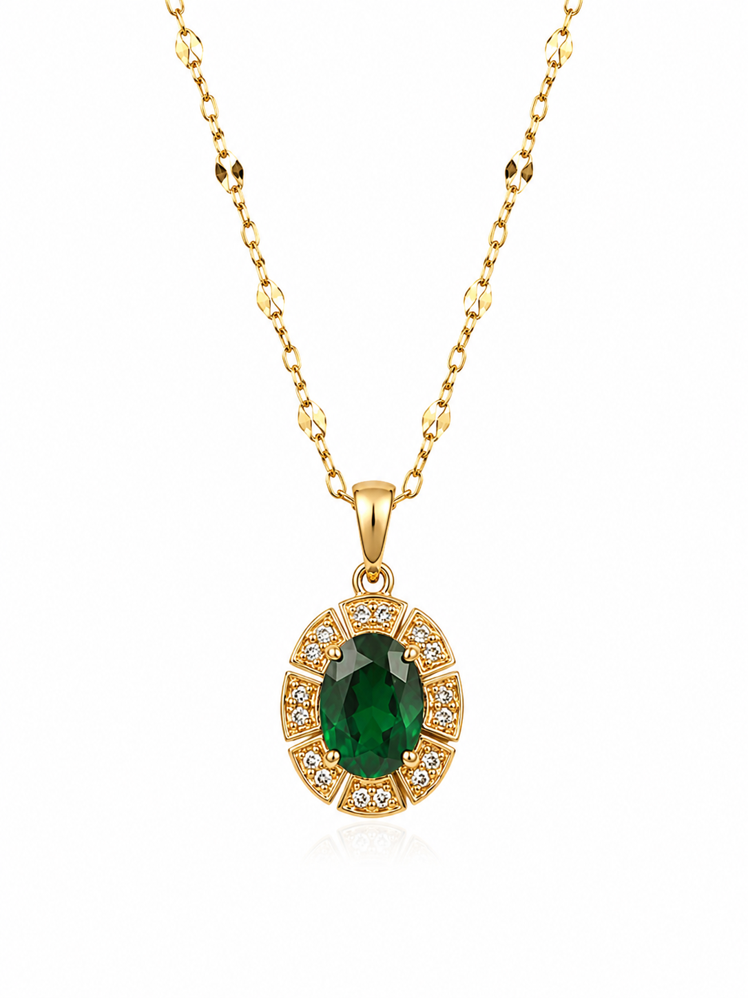 collier reve d'emeraude