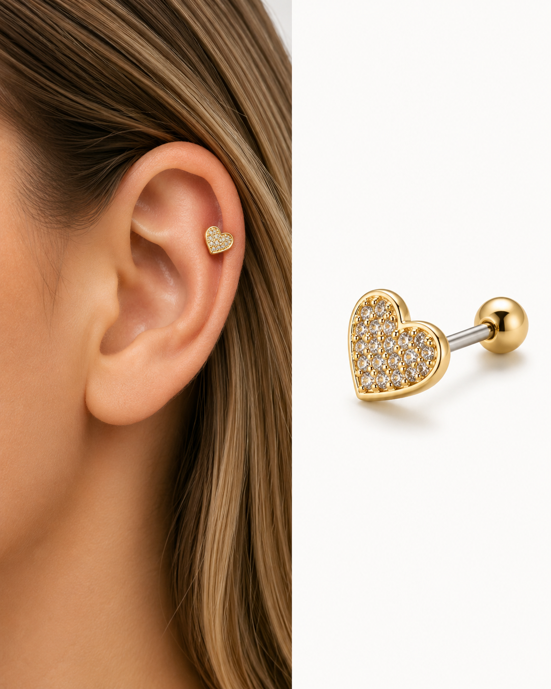 piercing opale