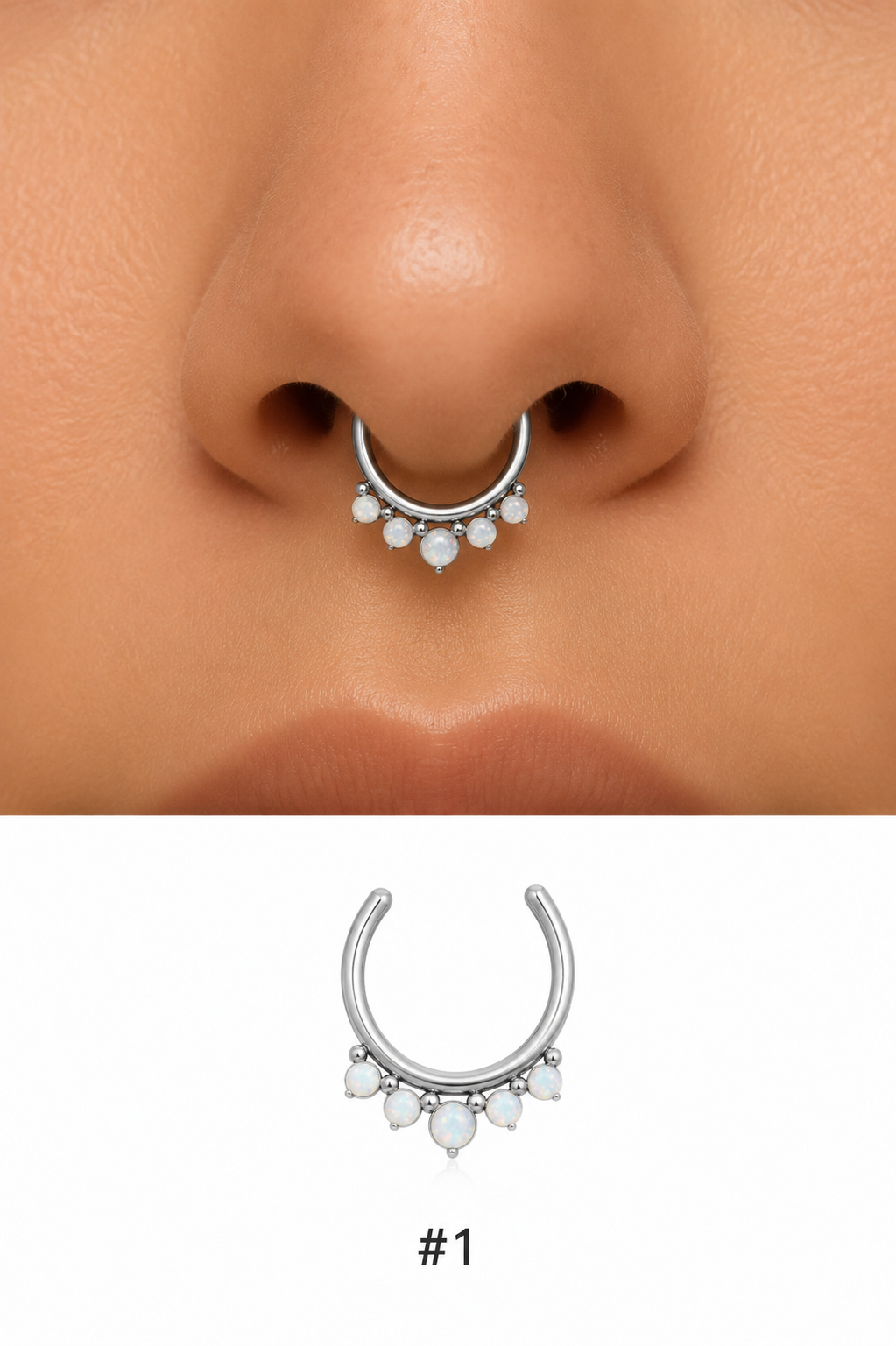 piercing Nez Septum contour