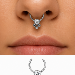 piercing Nez Septum reine