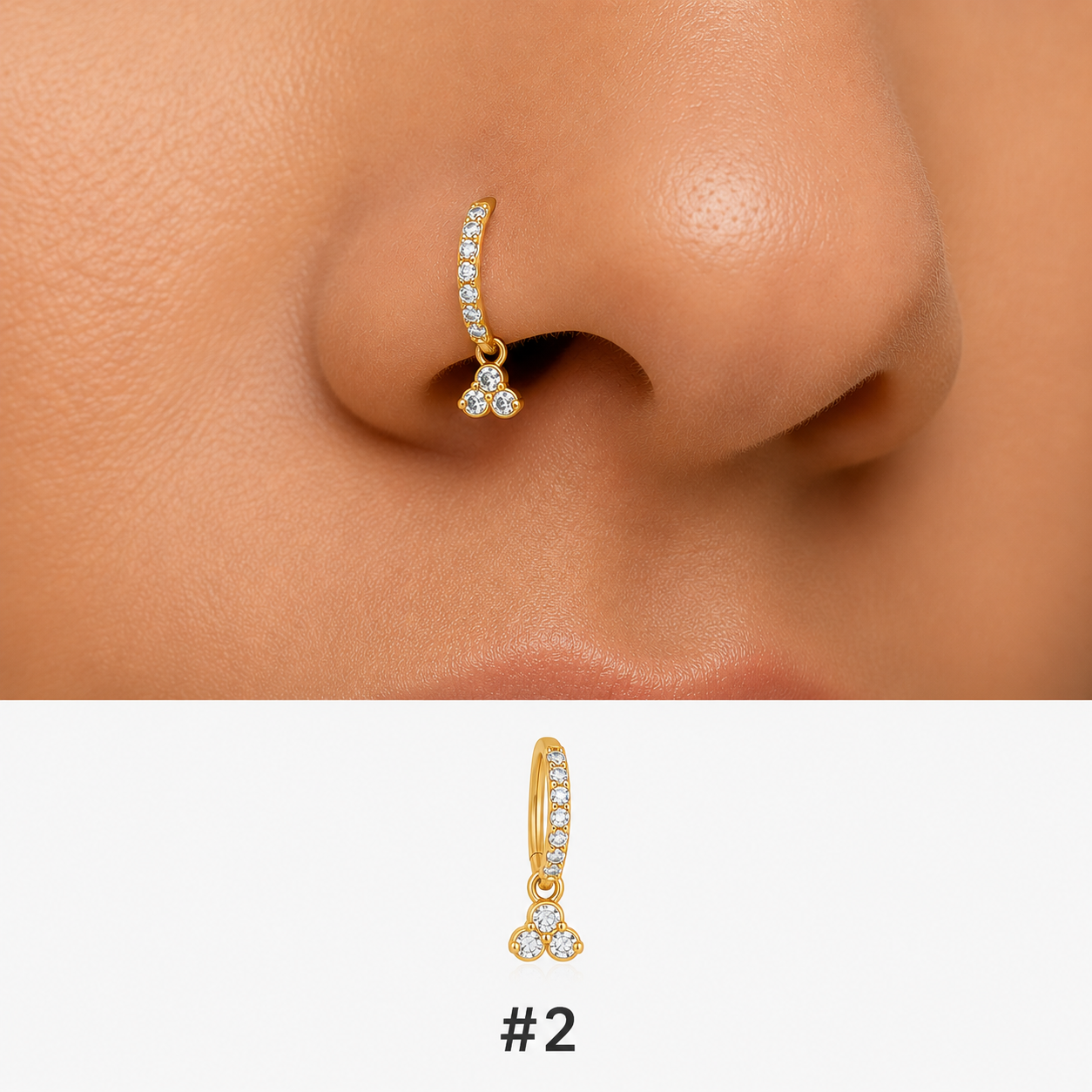 piercing Nez monaco