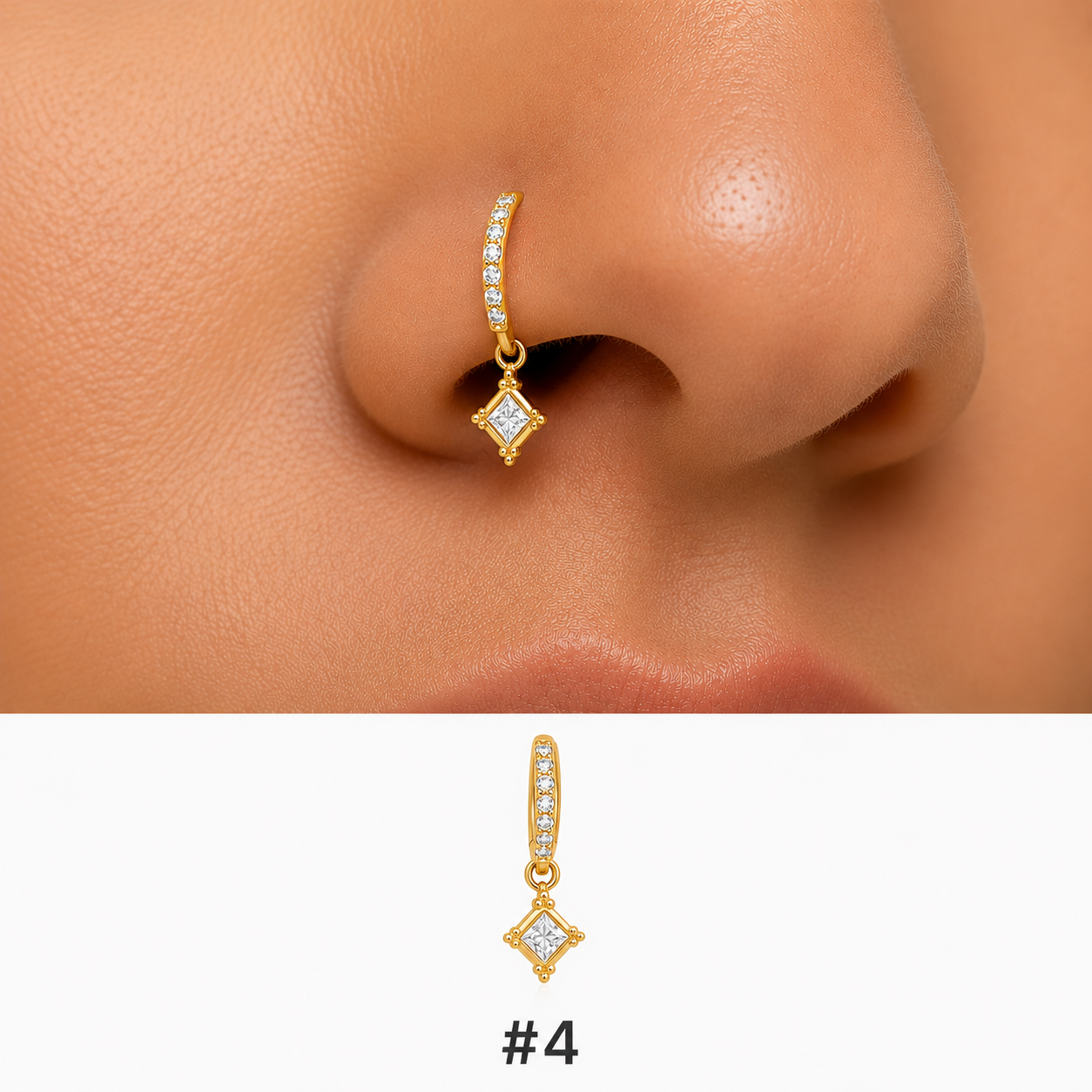 piercing Nez capri