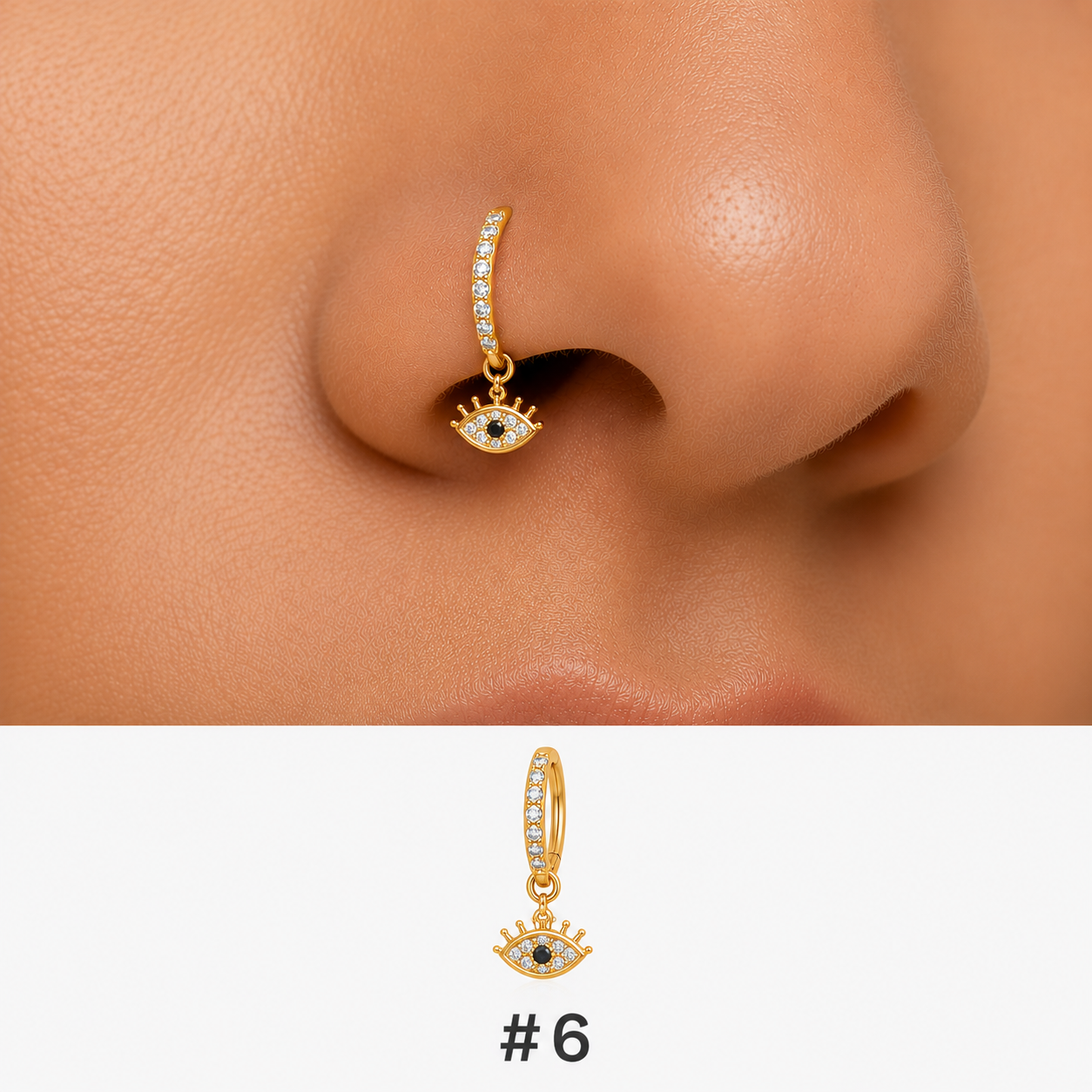 piercing crystal glow