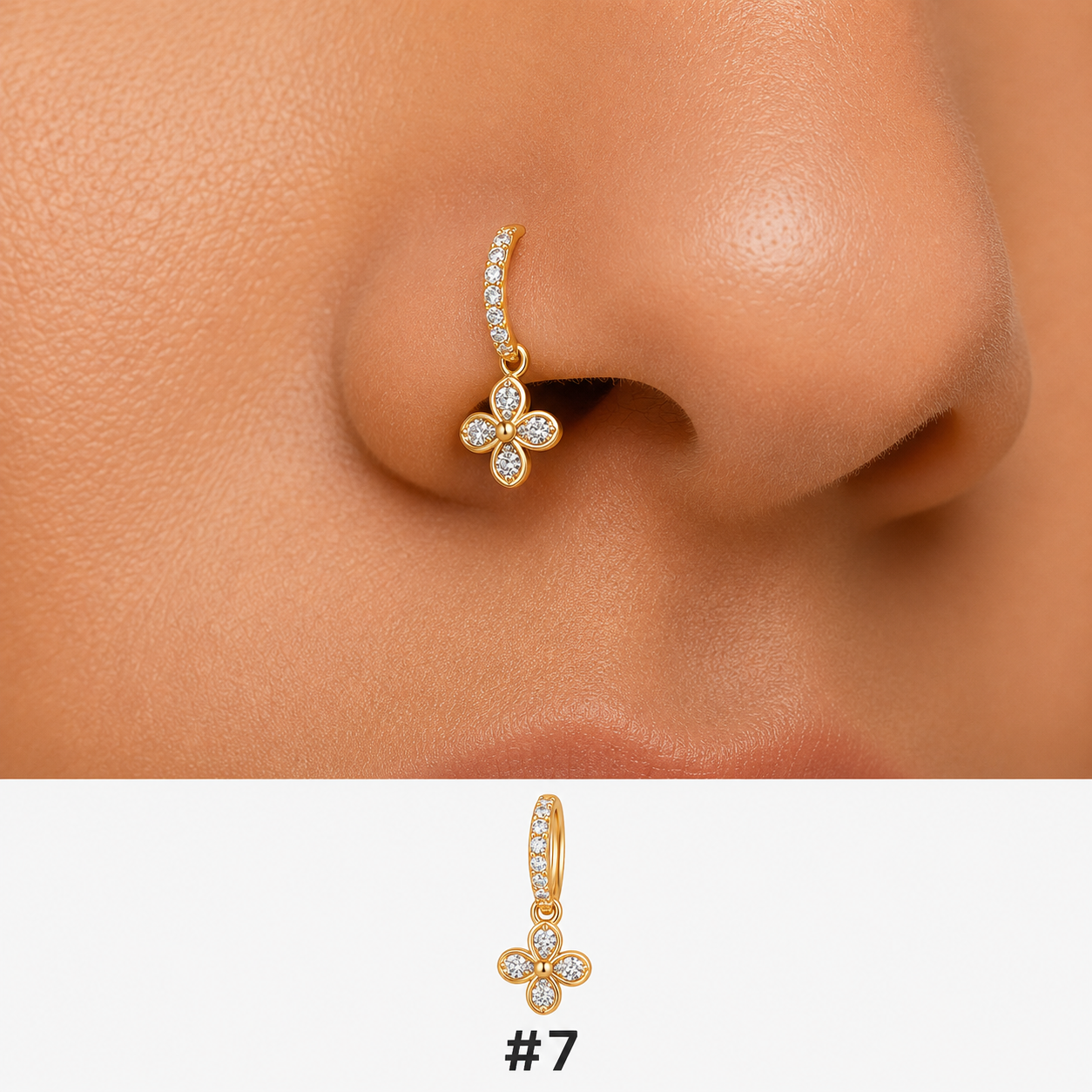 piercing Nez rainbow