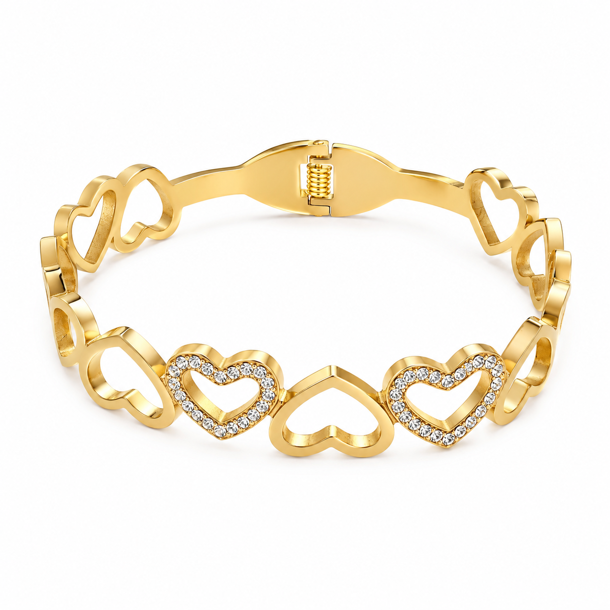 Bracelet coeurs jumeaux